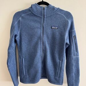 Patagonia Women’s Better Sweater Jacket Full-Zip with Hood - Blue - Small